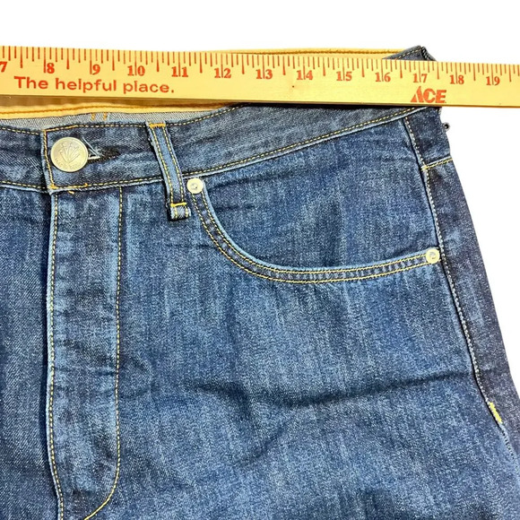 Rag & Bone Jean Women’s Size 31 Navy Wash Engineer High Rise Straight Leg $275 - Picture 10 of 15